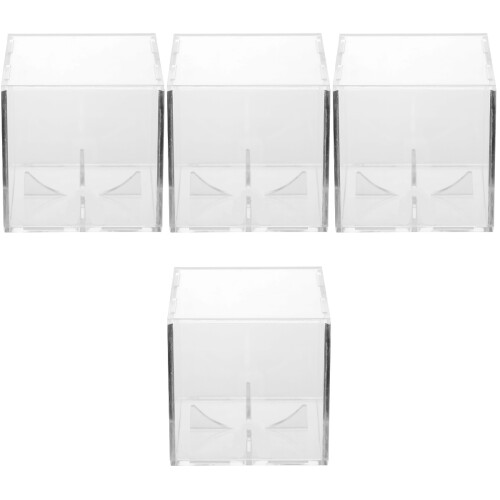 4pcs Box Baseball Display Box Acrylic Display Stand Desktop 2