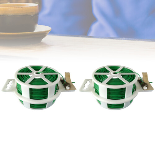 2 Pcs Wire Tie Climbing For Plants Trellis Cable 2