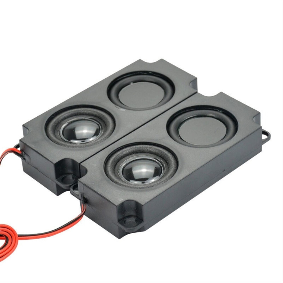 2Pcs Portable Speakers 10045 Led Tv Speaker, 8 Ohm 5W, Double Diaphragm Bass, Computer Diy Bookshelf Speaker 9354506274238