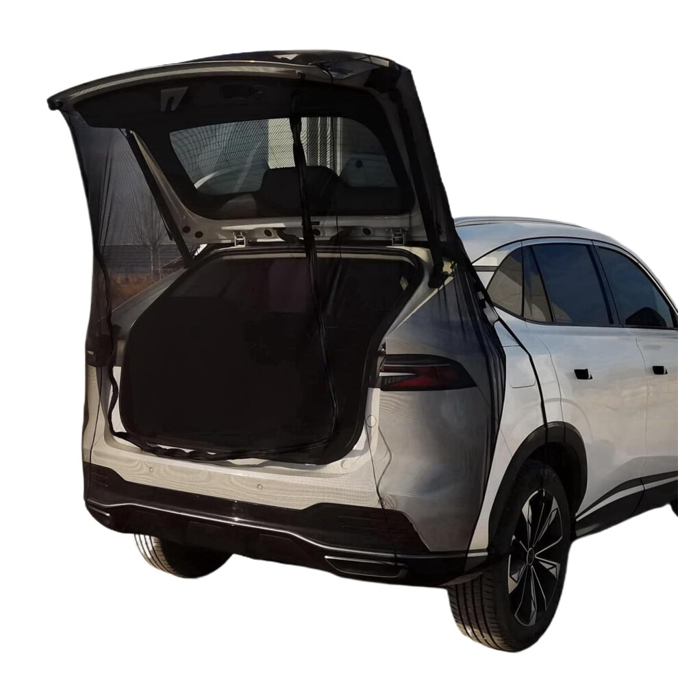 Car Camping Tent Van Tent Attachment 160x195cm Anti-Gnat Mesh Cover Ventilation Tailgate Shelter Beach RV Truck Bed-image-OPC-PM7M2XF-NEW