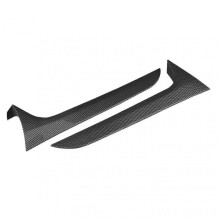 2PCS Rear Window Side Trim Carbon Fiber Style Replacement for A6 C7 Allroad TDI 2012‑2018 25-26s