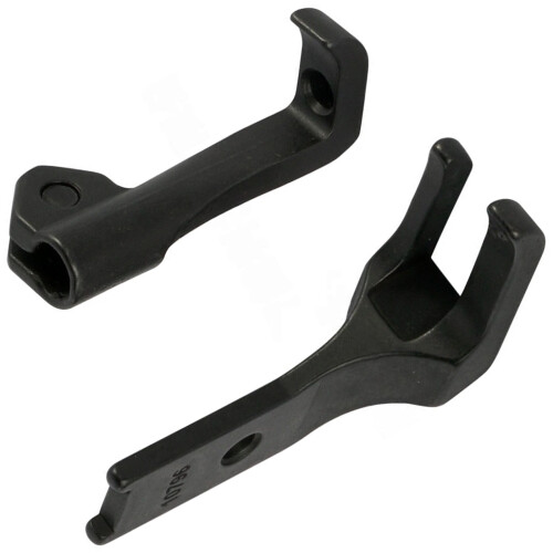 2 pièces 8B fer robuste pour Machine à coudre pied-de-biche-Noir