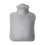 Bouillotte avec couverture en fourrure de lapin-gris 500ml 1