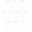 10 Stuks Make-up Mengpalet Transparant Acryl Handheld Mengschaal 1