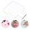 10 Stuks Make-up Mengpalet Transparant Acryl Handheld Mengschaal 9