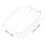 10 Stuks Make-up Mengpalet Transparant Acryl Handheld Mengschaal 3