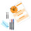 1Set Stylish Acrylic Planning Board with Clock Clear Display for Desk 3
