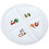 Multi-Grids Food Tray Portable Breakfast Plate Four Grids 9