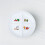 Multi-Grids Food Tray Portable Breakfast Plate Four Grids 10