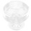 Clear Dessert Bowl Op Voet Voor Aperitief Fruit Salade Pudding 5