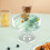 Clear Dessert Bowl Op Voet Voor Aperitief Fruit Salade Pudding 10