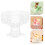 Clear Dessert Bowl Op Voet Voor Aperitief Fruit Salade Pudding 3