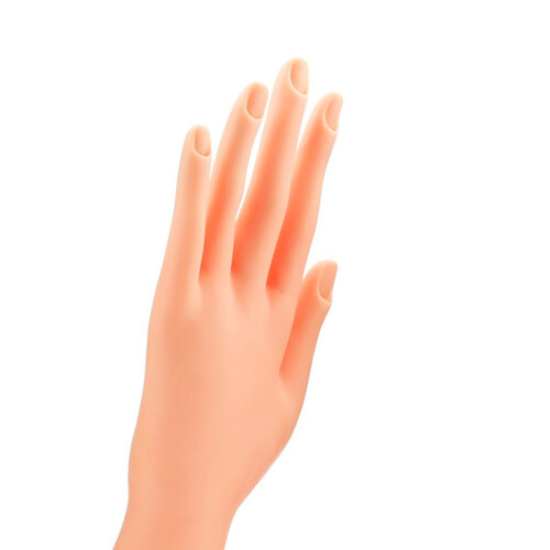 Flexibele Manicure Oefenhand Model Buigbare Nagelkunst Valse Hand 1