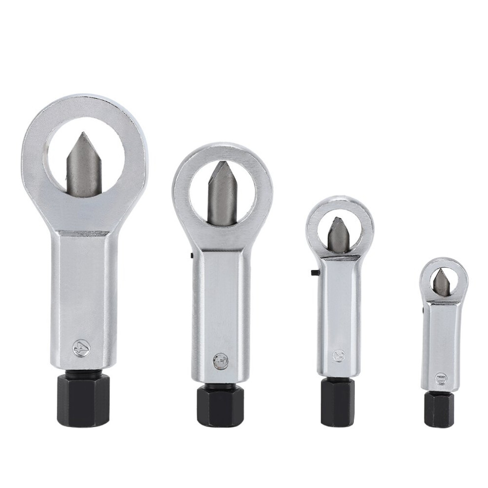 Nut Splitter Cracker Steel Nut Splitter Set Heavy Duty Nut Breaker Tool 4 Sizes Nut Remover For Rusted Stuck Nuts 9084446409178