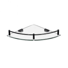Bathroom Shelves, Bathroom Glass Corner Shelf ,Tempered Glass Shelf for Storing Shower Gel/Soap-A-YuJia 25-26s