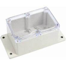 Waterproof box IP65 ABS ELECTRICAL PROJECT white transparent 25-26s