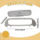 (T 01)Replacement Self-Cleaning Cover Door Flap for Automatic Cat Litter Boxes 3