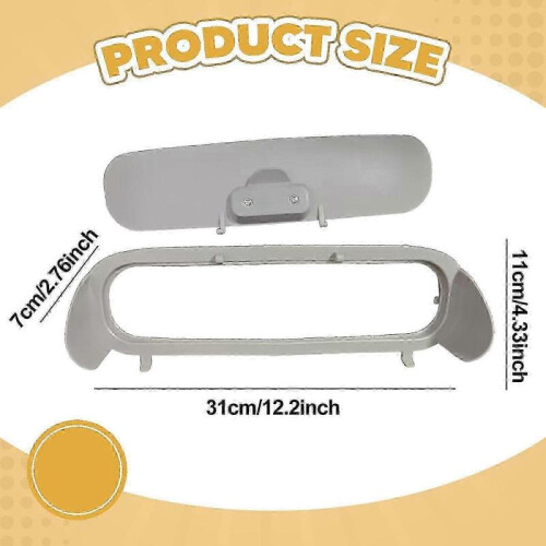 (T 01)Replacement Self-Cleaning Cover Door Flap for Automatic Cat Litter Boxes 2