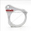 36mm Fork Diameter Aluminum Universal Steering Damper Fork Mounting Clamp Bracket Silver For Motorcycle 3
