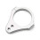 36mm Fork Diameter Aluminum Universal Steering Damper Fork Mounting Clamp Bracket Silver For Motorcycle 1