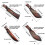 Leathers Sheath Cutter Case Pocket Straight Cutter-Stijl 3 4