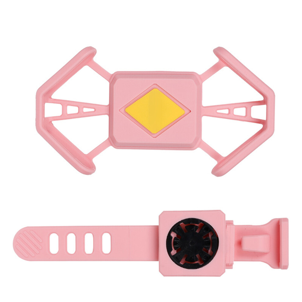 Quickly Install Bicycles Smartphone Brackets Shockproofed- Pink 7751000301613