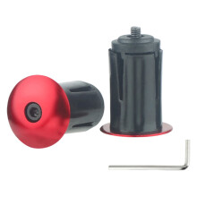 Road Bike Handlebar End Cap Bicycles Handlebar Plug Bike-Red