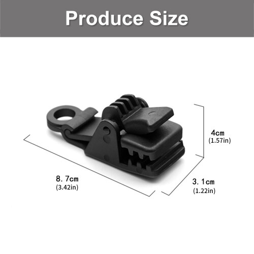 Camping Clip with Hole Design Plastic Texture Perfect for 2