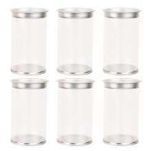 6Pcs Makeup Sponge Travel Storage Container