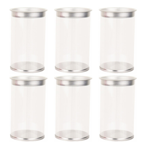 6Pcs Makeup Sponge Travel Storage Container