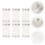 6Pcs Makeup Sponge Travel Storage Container 4