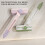 3 in 1 Brush For Kitchen Bath Corner Dense Flexible -Pink 3