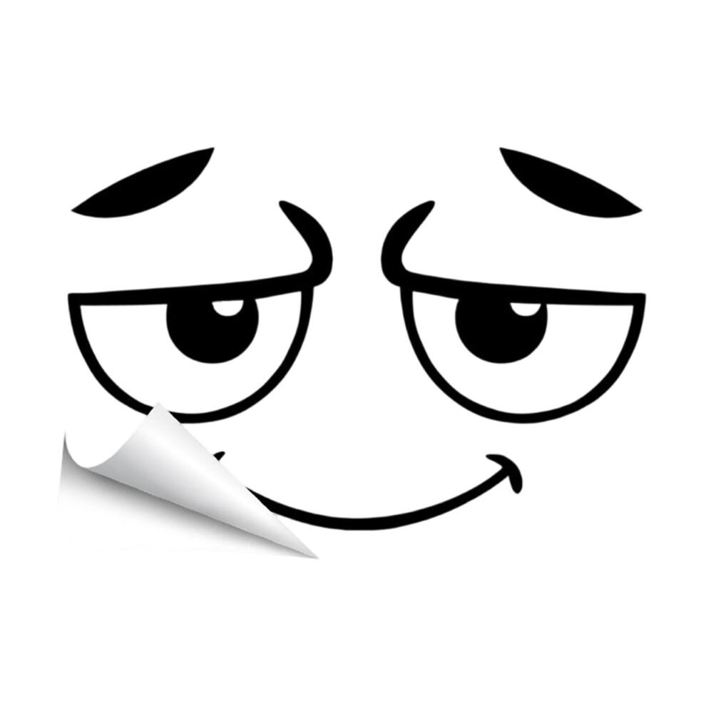 Creative Humorous Cartoon Smiles Face Sticker-Scq2201 4 7627000274045