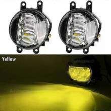 (Crystal Blue) 30W LED Fog Light Assembly Set with DRL H11 - Left & Right Replacement for Toyota Fortuner SW4 II 2015-2019