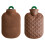 Small Size Hot Water Bottle With-Coffee color Large size 800ml 1
