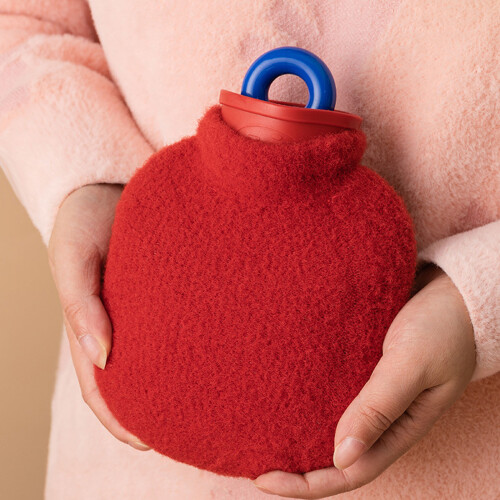 Small Size Hot Water Bottle With-Coffee color Large size 800ml 2