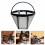 Commercial Grade Nonrust Steel Coffee Teas Filter Basket 2
