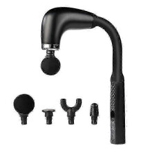 (Black) Electric Body Relaxation Trigger Point Massage Machine with Electric Fascia Gun & Hammer Function for Fitness at Home