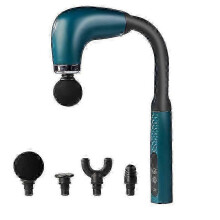 (Green) Electric Body Relaxation Trigger Point Massage Machine with Electric Fascia Gun & Hammer Function for Fitness at Home