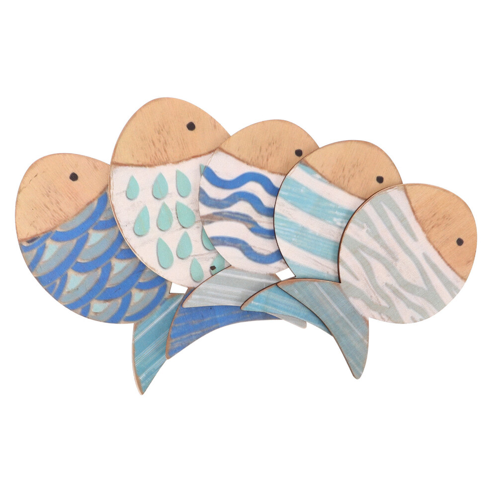 3 Sztuki Dekoracji Ryb Z – WisząCa Tabliczka W Motywie-image