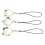 3pcs short style decorative garland mobile phone pendant 7