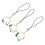 3pcs short style decorative garland mobile phone pendant 5
