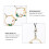 3pcs short style decorative garland mobile phone pendant 10