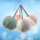 4 Pcs Bath Cleaning Sponge Bathing Accessories Mesh Pouf Shower Ball 2