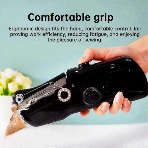 Portable Handheld Electric Sewing Machine for Beginners, Easy to Use Mini Stitching Device for Quick Repairs 1