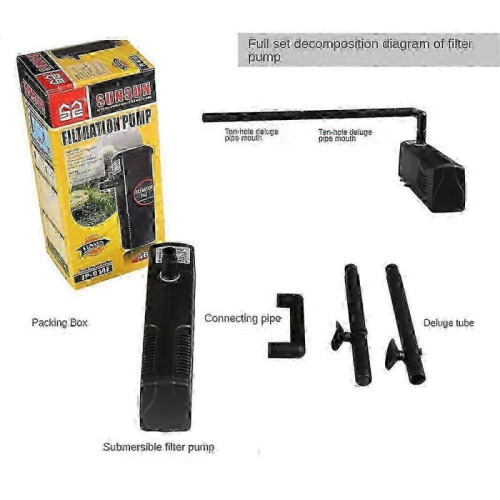 Eco 4 in 1 Submersible Filter Pump for Fish Tank Aquarium with Carbon Cube Technology 2