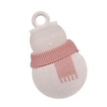 AntiLeak Snowmans warmwaterkruik Verdikte siliconen-Roze groot