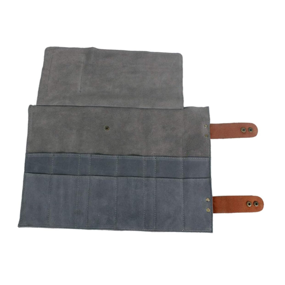Professional Slot Leather Hairdressing Scissor and Comb Pouch For Barbers And Stylists, Leather Tool Bag Organizer