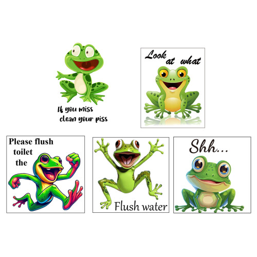 Toiletbrilstickers, muurstickers, grappige-CH81282 1