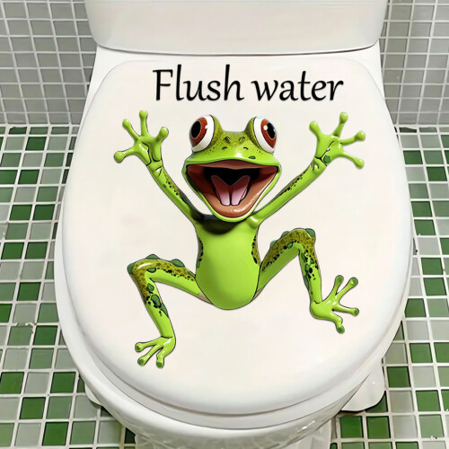 Toiletbrilstickers, muurstickers, grappige-CH81282 2